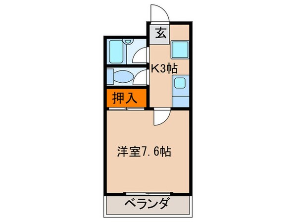 ハイツサンクリスタルの物件間取画像